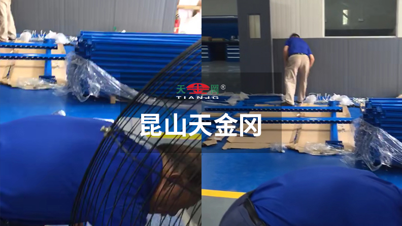 烈日炎炎，依然擋不住工具柜廠家天金岡師傅們上門安裝的腳步